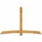Ekena Millwork Bellingham Rough Sawn Timber Gable Bracket, Western Red Cedar, 96"W x 64"H x 2"D x 6"F, 16/12 Pitch GBW096X64X0206BEL00RWR - alternate 1